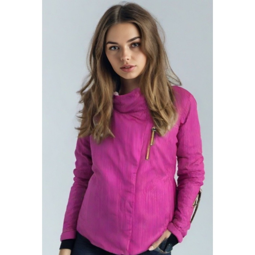 Rossignol Storm Ski Jacket Womens Size Medium Fuchsia Waterproof Heavy Duty GUC